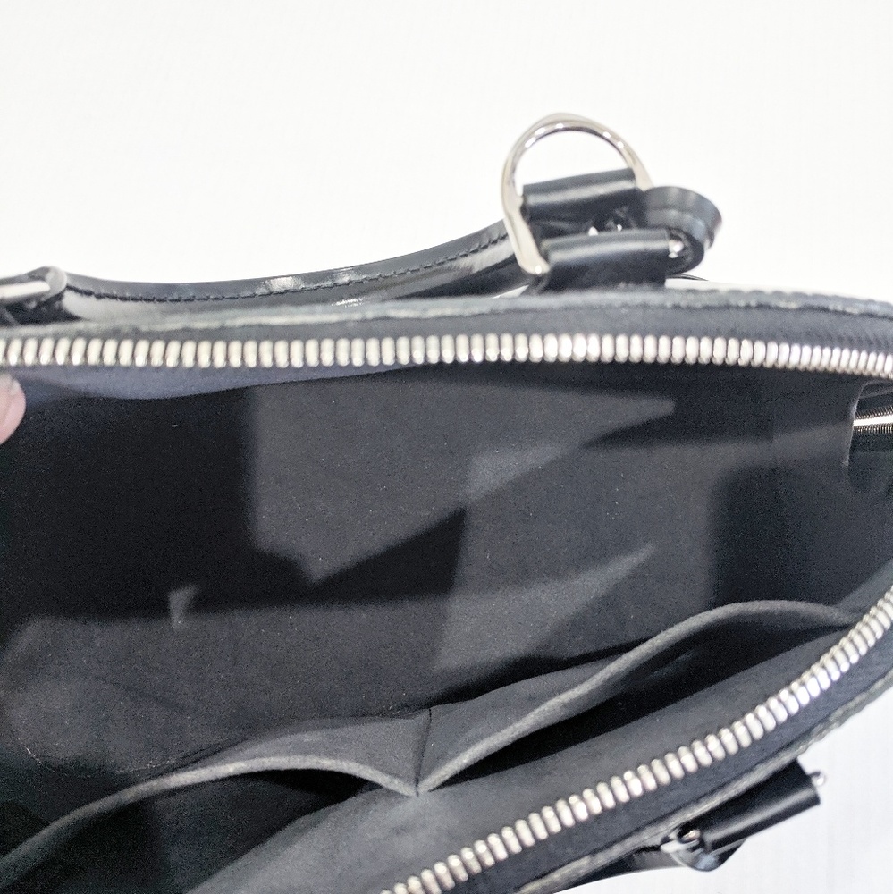 Louis Vuitton Black Epi Leather Alma Satchel - Picture 7 of 8